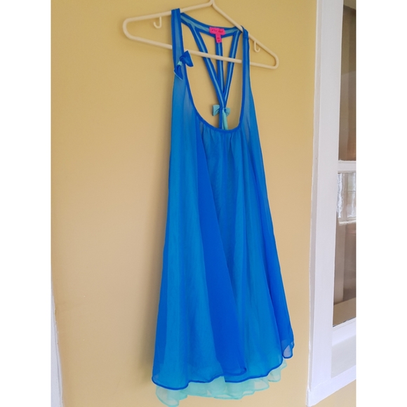 Betsey Johnson Tricot Babydoll Slip Nightie - Picture 8 of 13